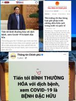 "NHẬN THỨC LÀ MỘT QUÁ TRÌNH": Vài lời cuối về COVID-19!